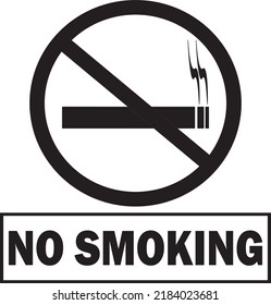 No Smoking Warning Sign Vector Stock Vector (Royalty Free) 2184023681 ...