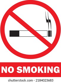 No Smoking Warning Sign Vector Stock Vector (Royalty Free) 2184023683 ...