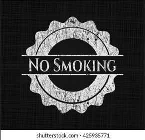 No Smoking written on a blackboard