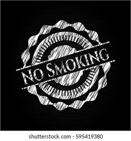 No Smoking written on a blackboard