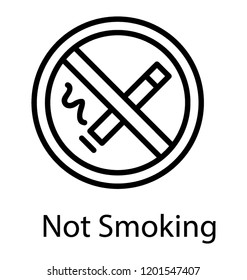 No smoking zone sign 