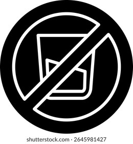 No Soft Drink New Creative Vector Icons Design