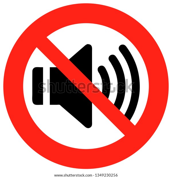 No Sound Icon Stock Vector (Royalty Free) 1349230256