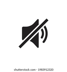 No sound icon design. vector illustration