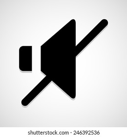 No sound icon great for any use. Vector EPS10.