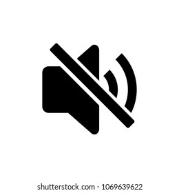 no sound icon illustration isolated vector sign symbol