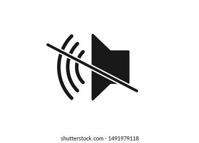 No Sound Please Speaker Off Vector Stock Vector (Royalty Free ...