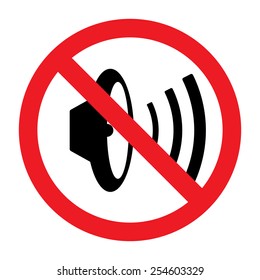 No Sound Sign