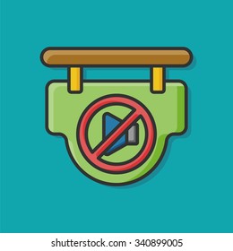 no sound sign icon