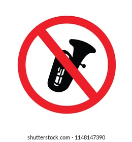 No sound sign. Keep Quiet Vector Symbol.vector illustration.