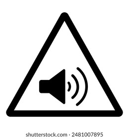 No Sound Sign,Vector Illustration, Isolate On White Background Label. EPS10