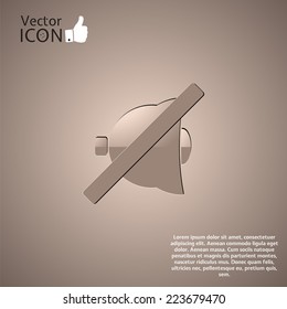 No Sound symbol. Made in vector