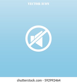 No sound vector  icon.