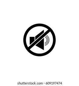 No sound vector  icon.