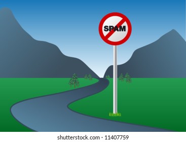 no spam sign