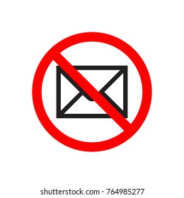 No spam sign