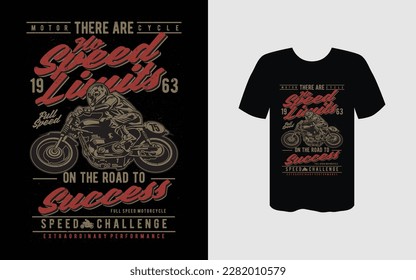 No speed limits vector t-shirt design