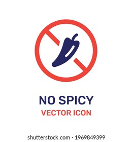 No Spicy Hot Chilli Icon