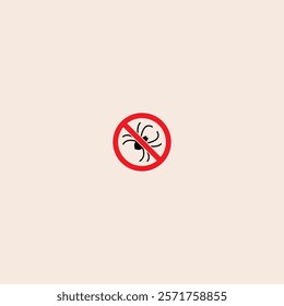 No spider raster icon flat vector design.