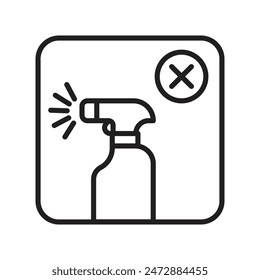 No Spray Cans Allowed Sign for Vandalism Prevention in Public Areas