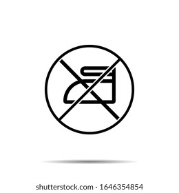 Do Not Iron Washing Sign Laundry Stock Vector (Royalty Free) 342220379 ...