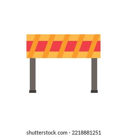 no step barrier sign vector image icon white background