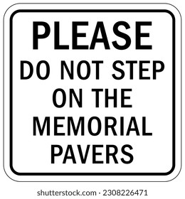 No step, do not step warning sign and labels