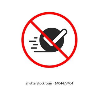 No or Stop. Approved icon. Accepted or confirmed sign. Prohibited ban stop symbol. No checkbox icon. Vector