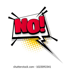 no, stop, hand drawn comic text design effects. Template comics speech bubble halftone dot background. Pop art style. Comic dialog cloud, text pop-art. Creative idea conversation sketch explosion.