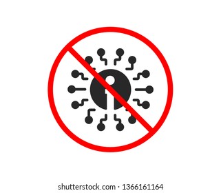 No or Stop. Info icon. Information center sign. Support system symbol. Prohibited ban stop symbol. No info icon. Vector