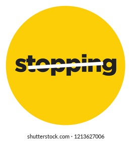 No Stopping Allowed Vector Sign 
