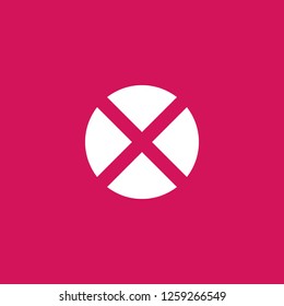 no stopping icon vector. no stopping sign on pink background. no stopping icon for web and app