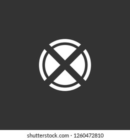 no stopping icon vector. no stopping sign on black background. no stopping icon for web and app