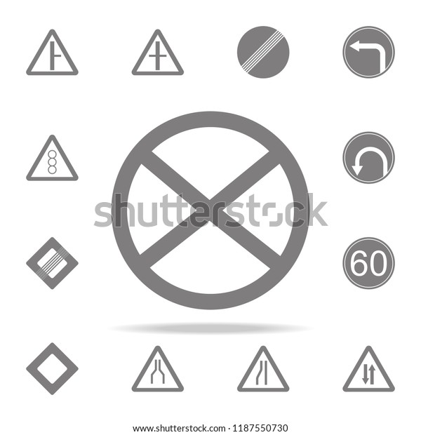 No Stopping and Parking Sign icon. web icons\
universal set for web and\
mobile