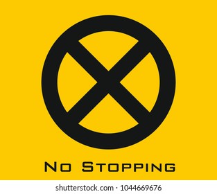 No stopping vector icon