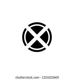 no stopping vector icon. no stopping sign on white background. no stopping icon for web and app