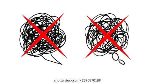 No stress vector sign black isolated on white background