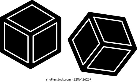 No Sugar free vector icon. Vector sugar cubes in circle icon for no sugar added product package design..eps
