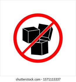 No Sugar Icon, Sugar Not Allowed Icon, Sugar Free Vector Art Illustration