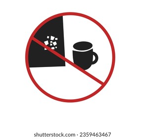 no sugar icon. sugar-free drinks