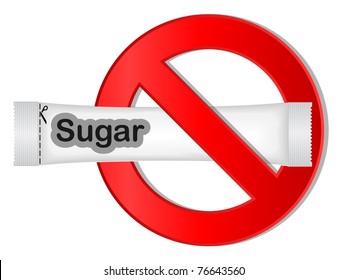 no sugar sign