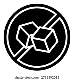 No Sugar Simple Vector Icon Collection