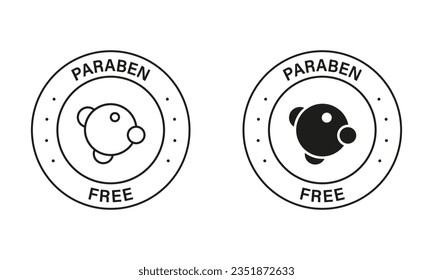 No Sulphites Label. Sulfites Free Black Stamp Set. Product without Sulfate Symbol. Natural Ingredients Non Sulfite Sign. No Chemical Ingredients in Food Logo. Isolated Vector Illustration.