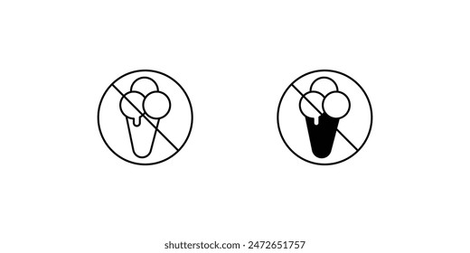 sin icono dulce con fondo blanco Vector ilustración de stock