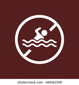 no swimming icon