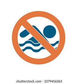 No Swimming Icon Images, Stock Photos & Vectors | Shutterstock