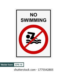 657 Round no swimming sign Images, Stock Photos & Vectors | Shutterstock