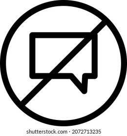  Diseño de iconos de vectores de contorno sin charla
