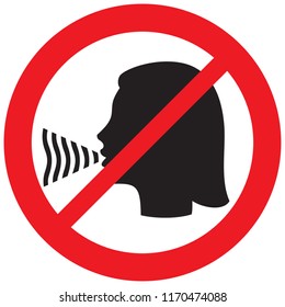no talking sign