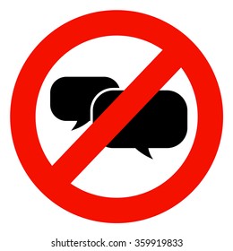 No Talking Sign.